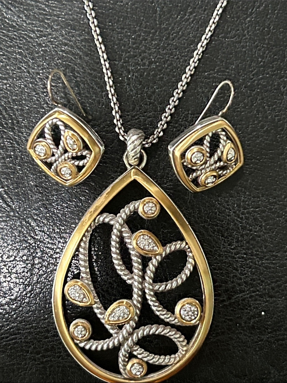 Retired Brighton Yalta Necklace with Matching Earrings